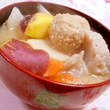 ❤冷凍肉団子ｄｅ❤味わい深いさつま汁❤